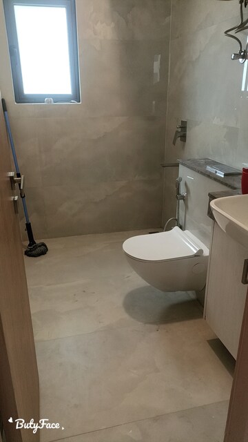 Bathroom in 4 BHK Apartment at Unitech Uniworld Gardens, Sector 47 – for Rent
