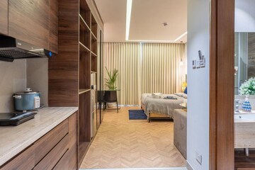 Kitchen in 2 BHK Builder Floor at Unitech South City 1, South City 1 – for Sale