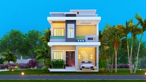 3 BHK Villa – Exterior View View at Wagholi - for Sale