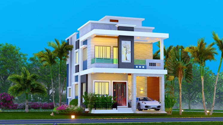 Exterior View, wagholi 3 Bedroom 1850 Sq.Ft. Villa In Wagholi Pune 8988132