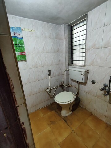 Bathroom in 1 BHK Apartment at Krishna Greenland Park Vastu Federation, Ghodbunder Road – for Rent