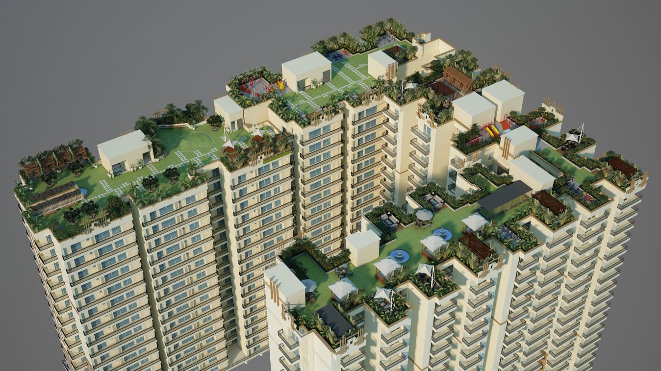 2 BHK + Extra Room 1190 Sq.Ft. Apartment in SCC Blossom