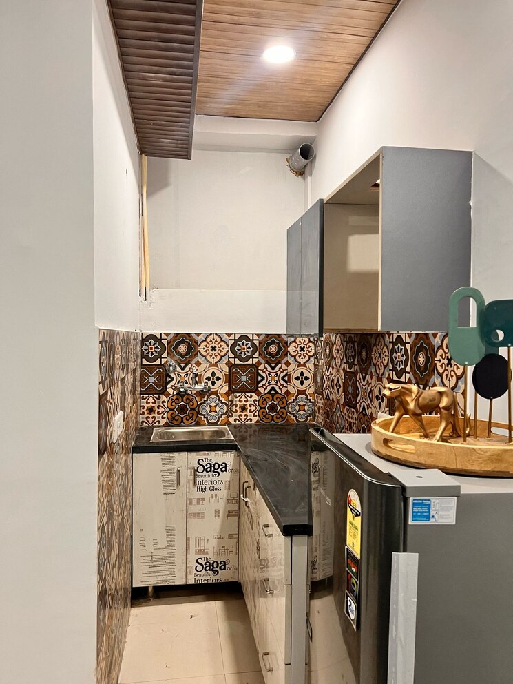 Kitchen, sushant lok i 1 Bedroom 1200 Sq.Ft. Builder Floor In Sushant Lok I Gurgaon 8988173