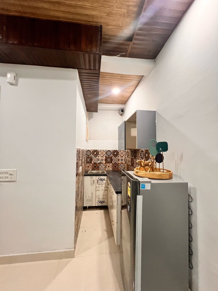 Kitchen, sushant lok i 1 Bedroom 1200 Sq.Ft. Builder Floor In Sushant Lok I Gurgaon 8988173