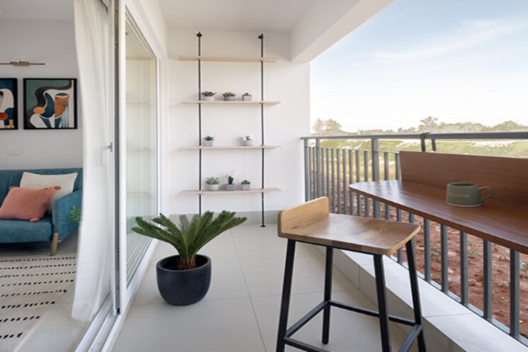 Balcony, godrej-splendour 2 Bedroom 1137 Sq.Ft. Apartment In Whitefield Bangalore 8988271