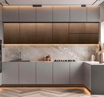 Kitchen in 2 BHK Builder Floor at Apex Green Wood, Borivali East – for Sale