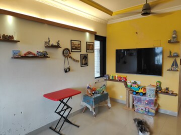 Living Room in 1 BHK Apartment at Lokpuram CHS, Vasant Vihar – for Sale