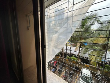 Balcony in 1 BHK Apartment at Sai Baba Vihar Complex, Ghodbunder Road – for Rent