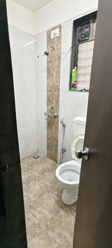 Bathroom in 1 BHK Apartment at K M Horizon Palms 2, Owale – for Rent