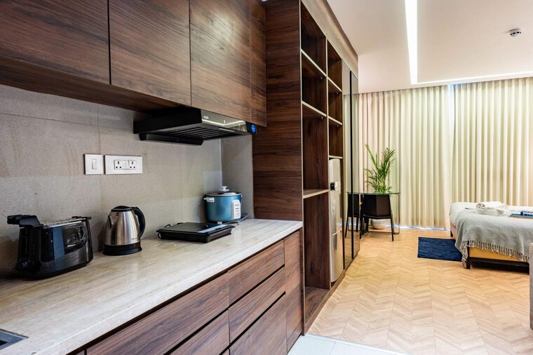 Kitchen, auram-floor 4 Bedroom 360 Sq.Yd. Builder Floor In South City 2 Gurgaon 8988409