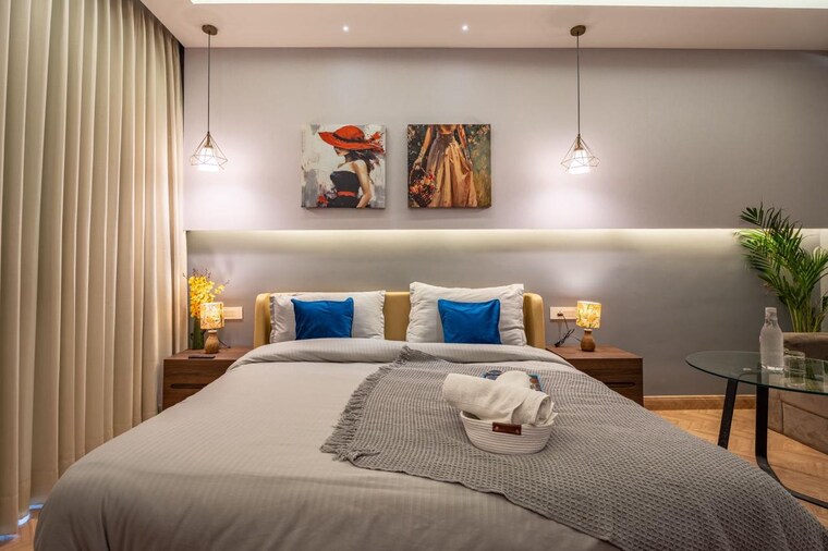 Bedroom, unitech-arcadia 4 Bedroom 360 Sq.Yd. Builder Floor In South City 2 Gurgaon 8988424