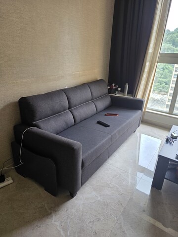 Living Room in 1 BHK Apartment at Hiranandani Regent Hill, Powai – for Rent