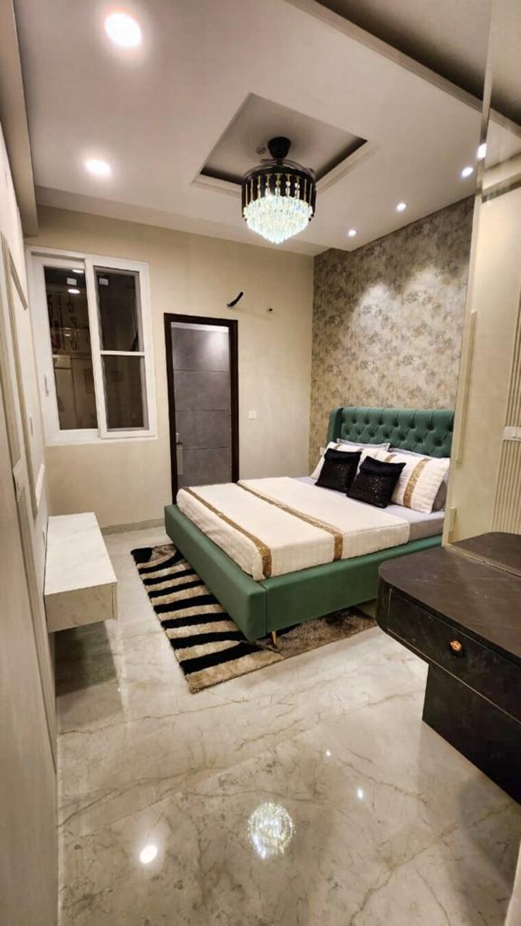 Bedroom, aura-homes 3 Bedroom 1625 Sq.Ft. Builder Floor In Patiala Road Zirakpur 8988464