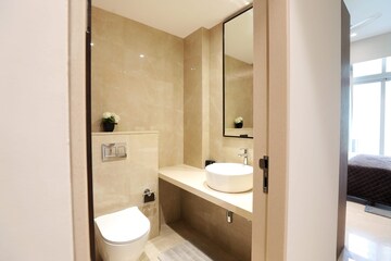 Bathroom in 4 BHK Apartment at Oberoi Skyz, Worli – for Rent