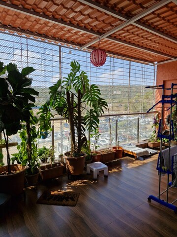 Balcony in 3.5 BHK Apartment at Nyati Equatorial, Bavdhan – for Rent