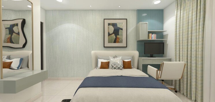 Bedroom, prestige-beverly-hills 3 Bedroom 2124 Sq.Ft. Apartment In Kokapet Hyderabad 8988561