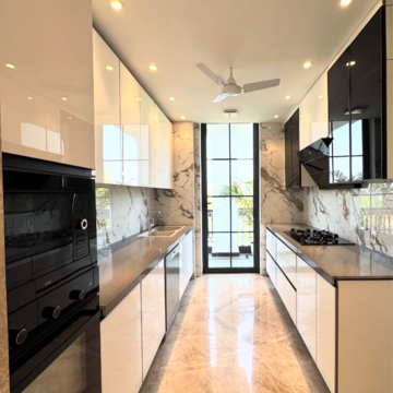Kitchen in 3 BHK Apartment at Mahindra Lifespace Eminente Aspen, Unnat Nagar – for Rent