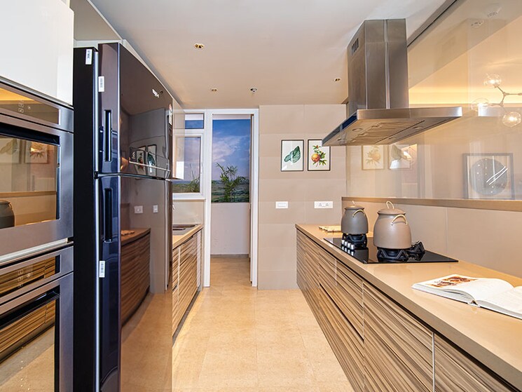 Kitchen, smart-world-gems 2 Bedroom 1105 Sq.Ft. Apartment In Sector 89 Gurgaon 8988611