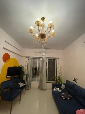 Living Room in 2 BHK Apartment at Agarwal Vrindavan Gardens, Nalasopara East – for Sale