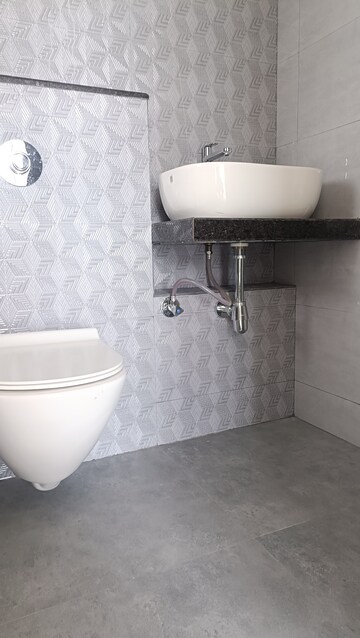 Bathroom in 2 BHK Apartment at Ashar Axis, Majiwada – for Sale