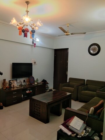 Living Room in 2 BHK Apartment at Ambiience Antilia, Bavdhan – for Rent