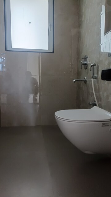 Bathroom in 2 BHK Apartment at Ashar Axis, Majiwada – for Rent