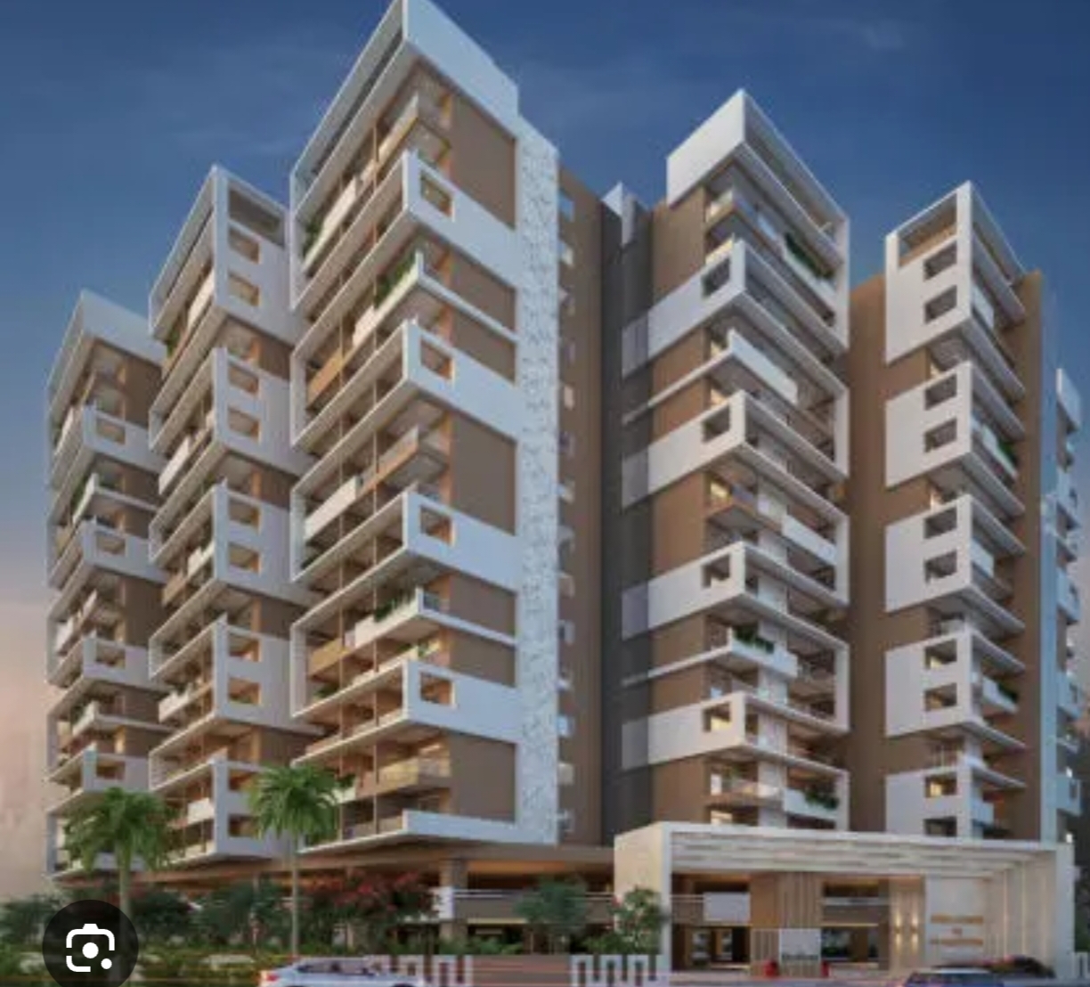 2 BHK + Extra Room Apartment For Sale in Bhanodaya Crystal