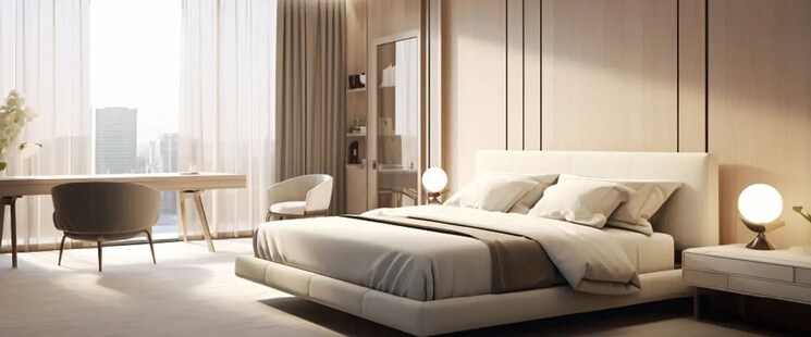 Bedroom, kalpataru-prive 4 Bedroom 3083 Sq.Ft. Apartment In Altamount Road Mumbai 8988821