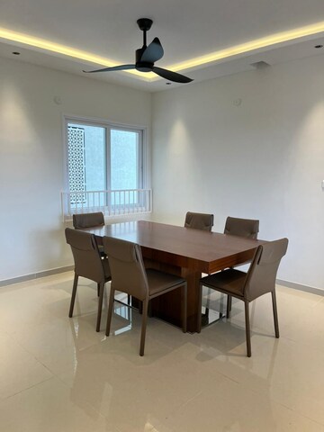 Team Area in 3 BHK Apartment at L&T Raintree Boulevard, Hebbal – for Rent