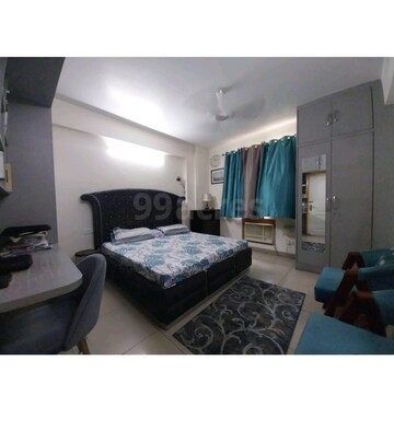 Living Room in 1.5 BHK Builder Floor at Parkh Homes, Indrapuram – for Rent