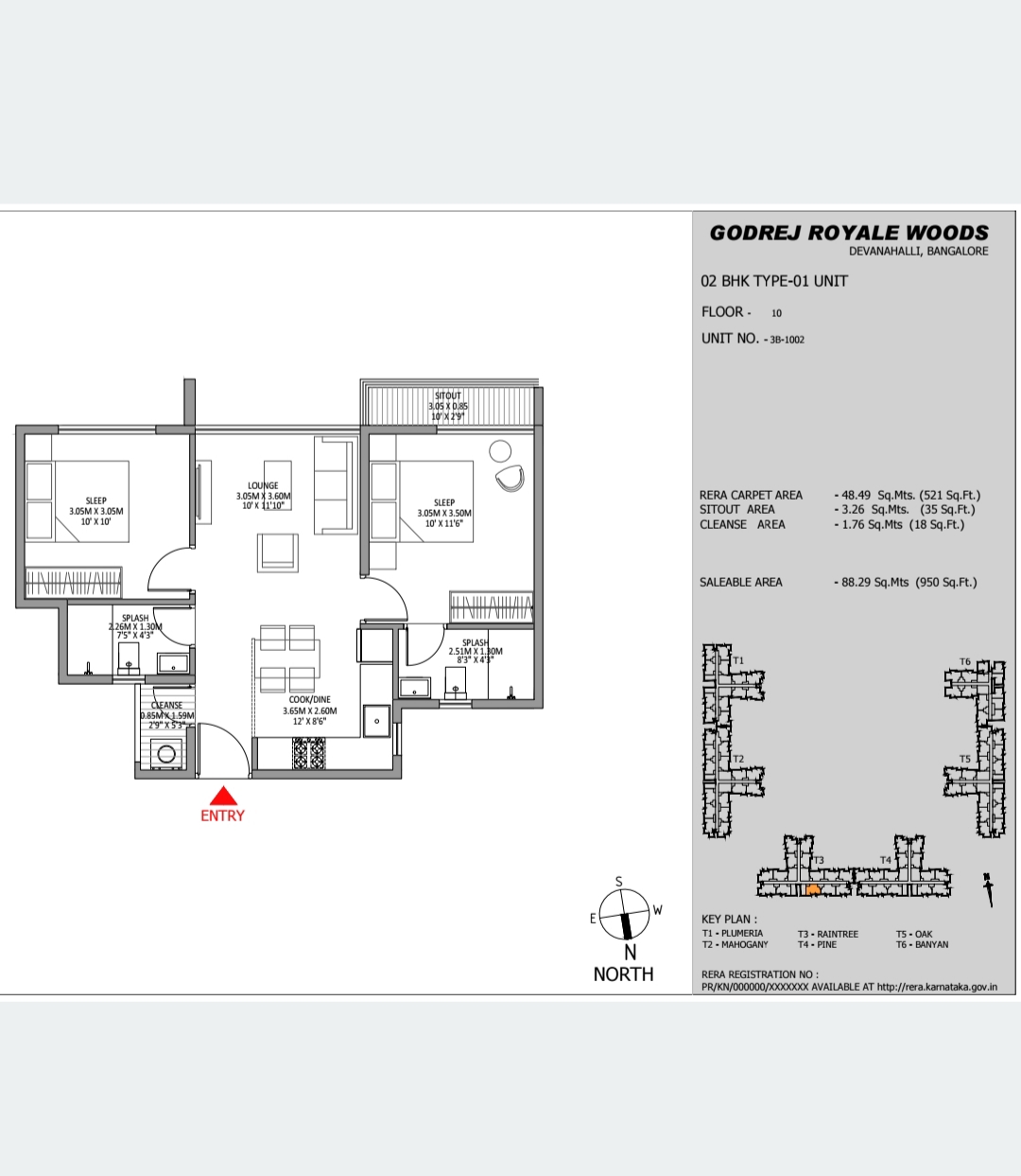 2 BHK Apartment For Sale in Godrej Royale Woods