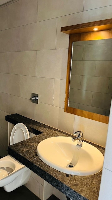 Bathroom in 3 BHK Apartment at Prestige Finsbury Park Hyde, Bagaluru – for Rent