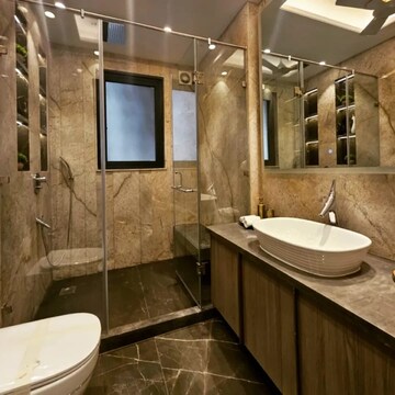 Attached Bathroom in 4 BHK Builder Floor at Greater Kailash I – for Sale