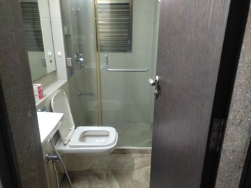 Bathroom in 2 BHK Apartment at Runwal Garden City, Balkum Pada – for Rent