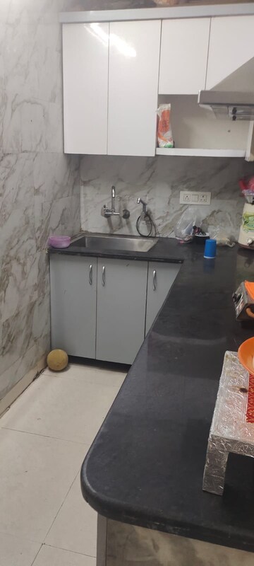 Kitchen in 2 BHK Builder Floor at Rohini – for Rent