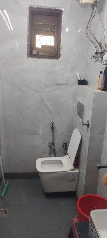Bathroom in 2 BHK Builder Floor at Rohini – for Rent