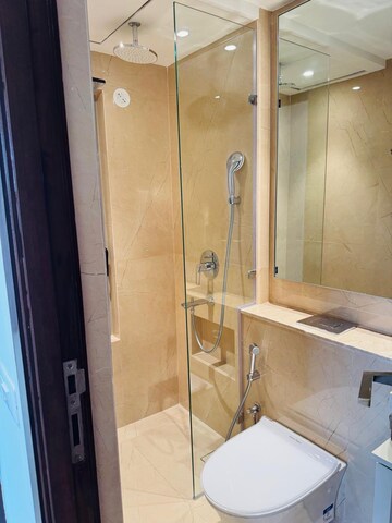 Bathroom in 2 BHK Apartment at Hiranandani Highland, Powai – for Rent