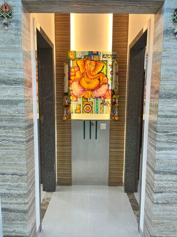 Building Lobby in 3 BHK Apartment at Raheja Tipco Heights, Malad East – for Rent