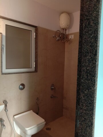 Bathroom in 1 BHK Apartment at Puranik Rumah Bali, Ghodbunder Road – for Rent