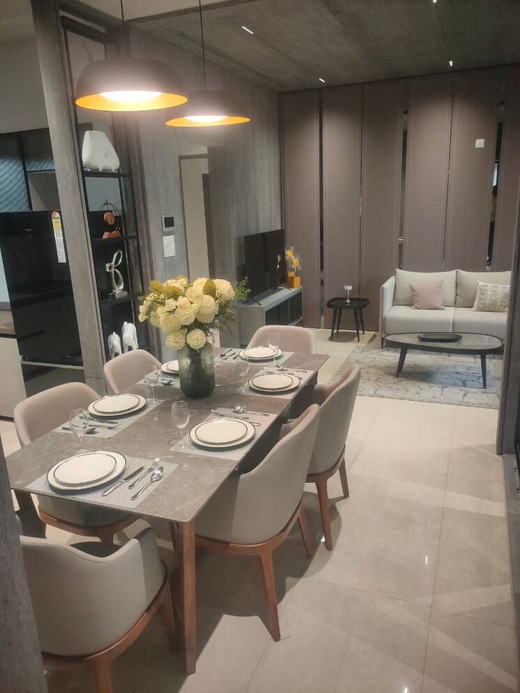 Living Room, sankla-east-world 3 Bedroom 988 Sq.Ft. Apartment In Shewalwadi Pune 8989271