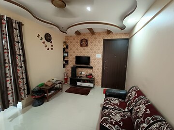 Living Room in 2 BHK Apartment at Puranik Rumah Bali, Ghodbunder Road – for Rent