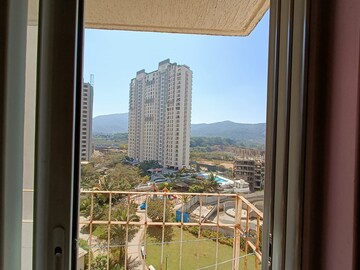 Balcony in 2 BHK Apartment at Puranik Rumah Bali, Ghodbunder Road – for Rent