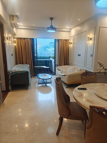 Living Room in 3 BHK Apartment at Shapoorji Pallonji Vicinia, Powai – for Rent