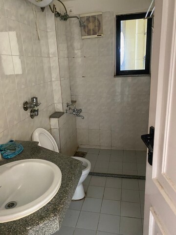 Bathroom in 3 BHK Apartment at Hiranandani Gardens Valencia, Powai – for Rent