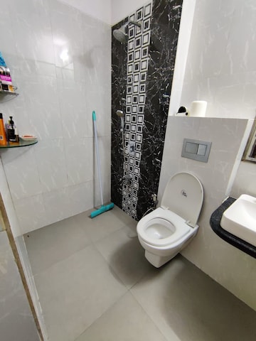 Bathroom in 2 BHK Apartment at Madhuban Shiv Dham Complex, Malad East – for Rent