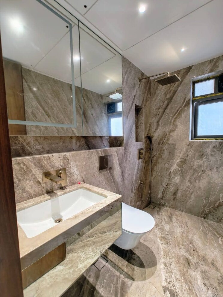 Bathroom, one-meraki 3 Bedroom 1560 Sq.Ft. Apartment In Chembur Mumbai 8989447