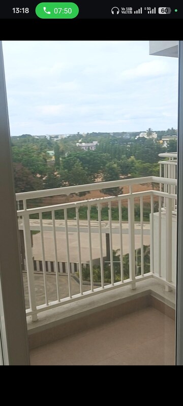 Balcony in 2 BHK Apartment at Salarpuria Sattva Park Cubix, Devanahalli – for Rent