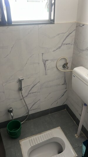 Bathroom in 1 BHK Apartment at Lunkad Akash Towers, Pimple Nilakh – for Sale
