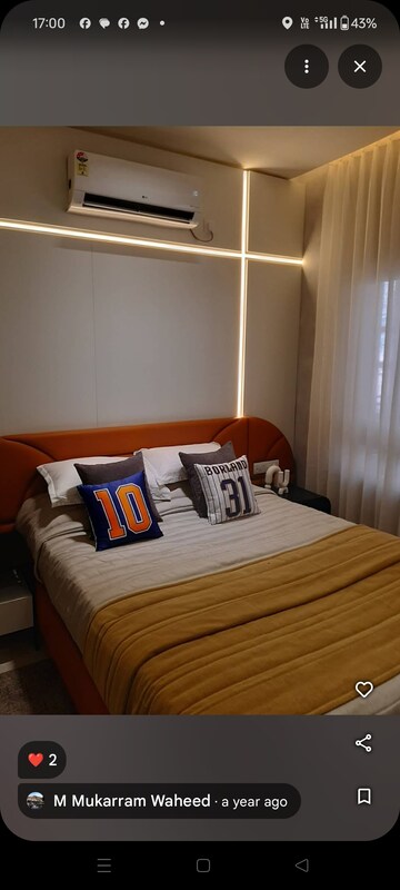 Bedroom in 3 BHK Apartment at The Prestige City Bellagio, Rajendra Nagar – for Sale