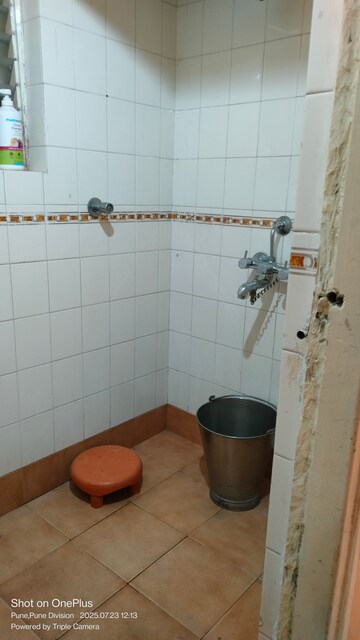 Bathroom in 2 BHK Apartment at Pratik Nagar CHS, Yerawada – for Rent